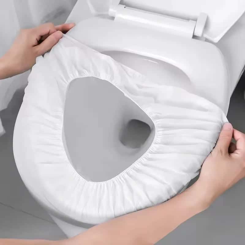 Toilet Seat Cover Disposable 5PCS Waterproof Non-Woven Travel | shwapnomart