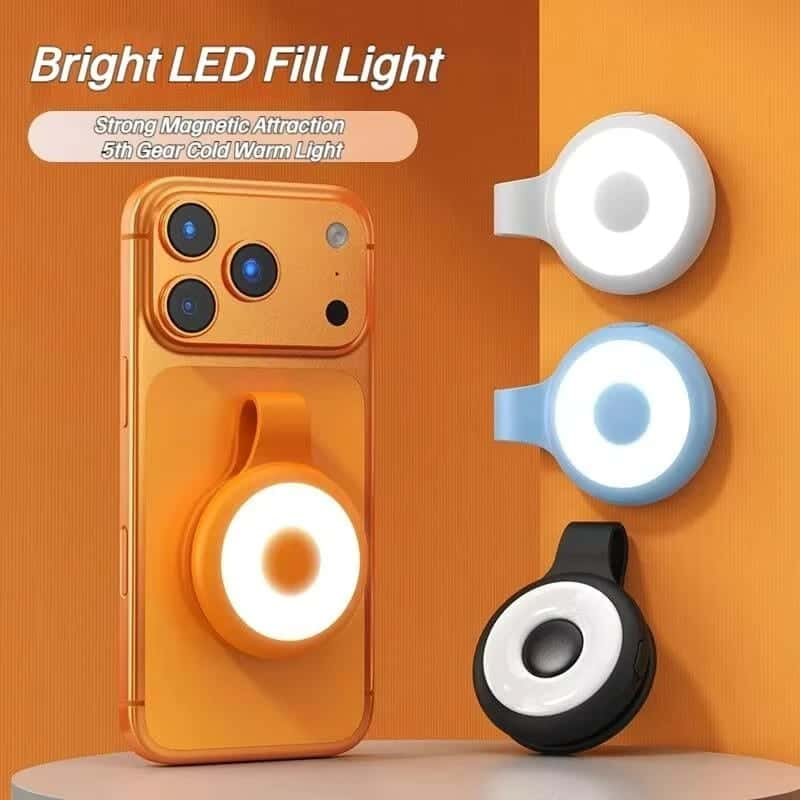 Magnetic Selfie Ring Light Portable Mini Fill Light for Smartphone | shwapnomart