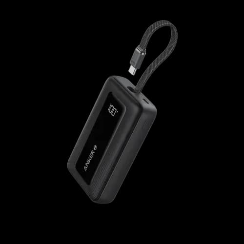 Anker Zolo Power Bank 10000mAh 30W with Built-In USB-C Cable