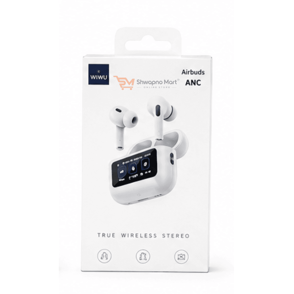 WIWU Airbuds ANC TWS Wireless Earbuds with Noise Cancellation & Smart Touch Control - Image 2
