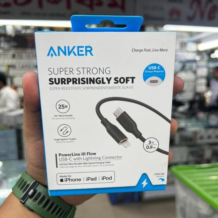 Anker PowerLine III Flow USB-C to Lightning Cable - Image 2