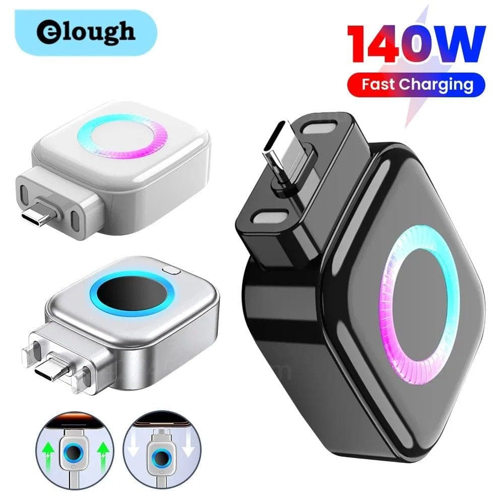 Type-C Fast Charging Adapter 140W Auto Power-Off Smart Battery Protection | shwapnomart