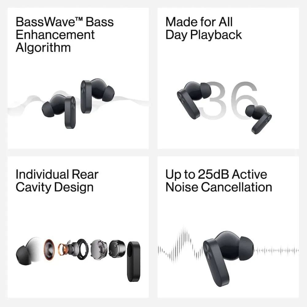 OnePlus Nord Buds 2 ANC TWS Earbuds | shwapnomart - Image 2