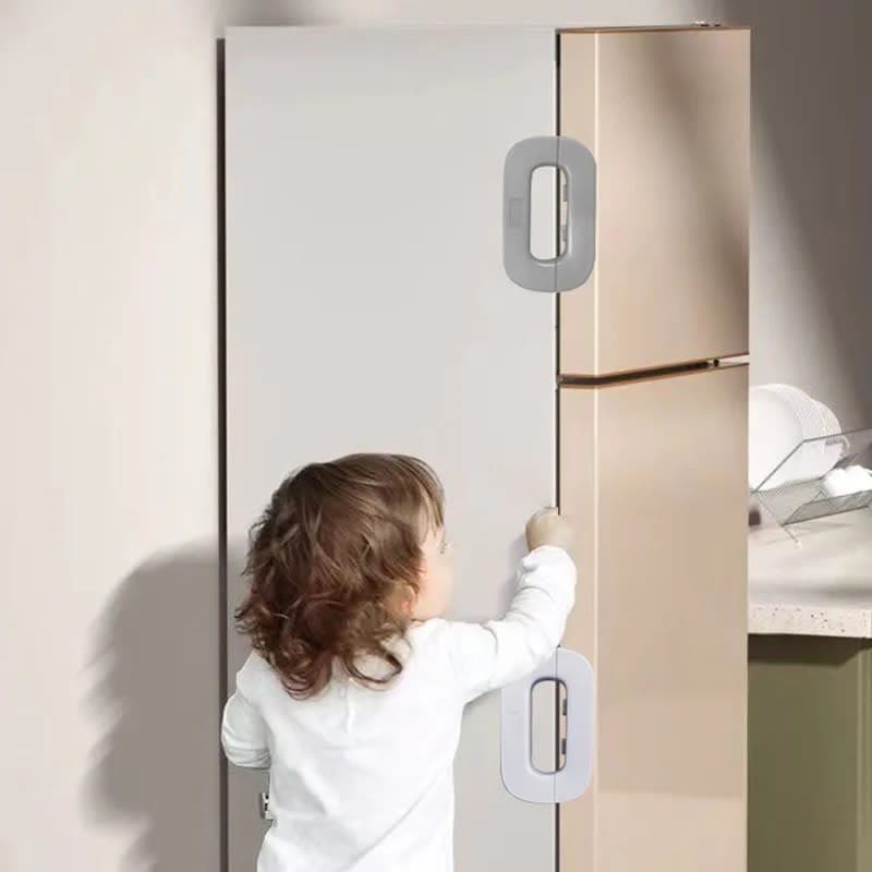 Refrigerator Safety Lock for Kids 2PCS Child Proof Door Lock | ShwapnoMart - Image 2