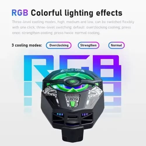 PLEXTONE EX2 Plus RGB Magnetic Phone Cooler - Image 2