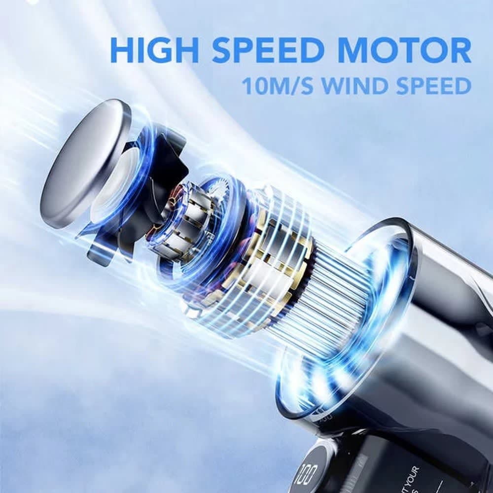 Portable Ice Cooling Turbo Fan USB-C Rechargeable | shwapnomart - Image 2