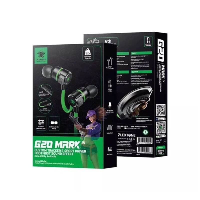 Plextone G20 Mark IV Gaming Headset with Mic Type-C | shwapnomart