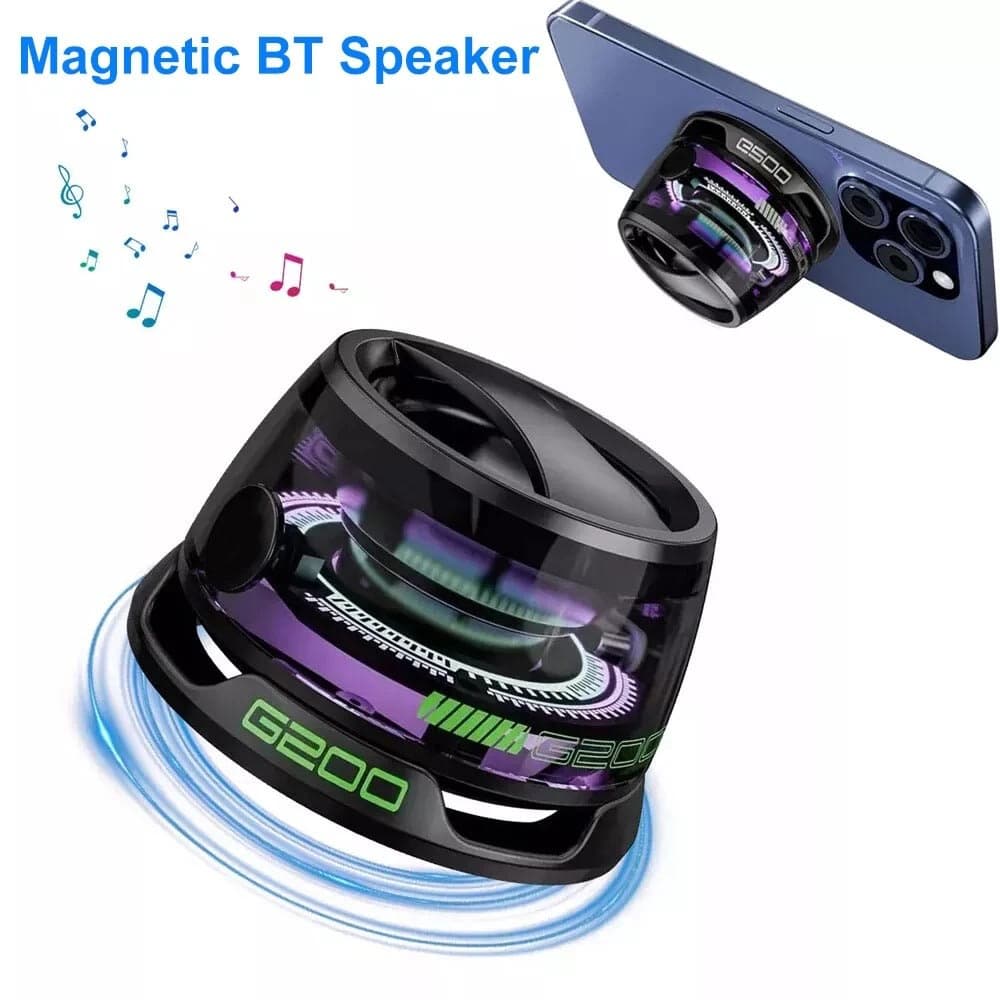 RGB Wireless Speaker Portable G200 Small Multifunctional Magnetic