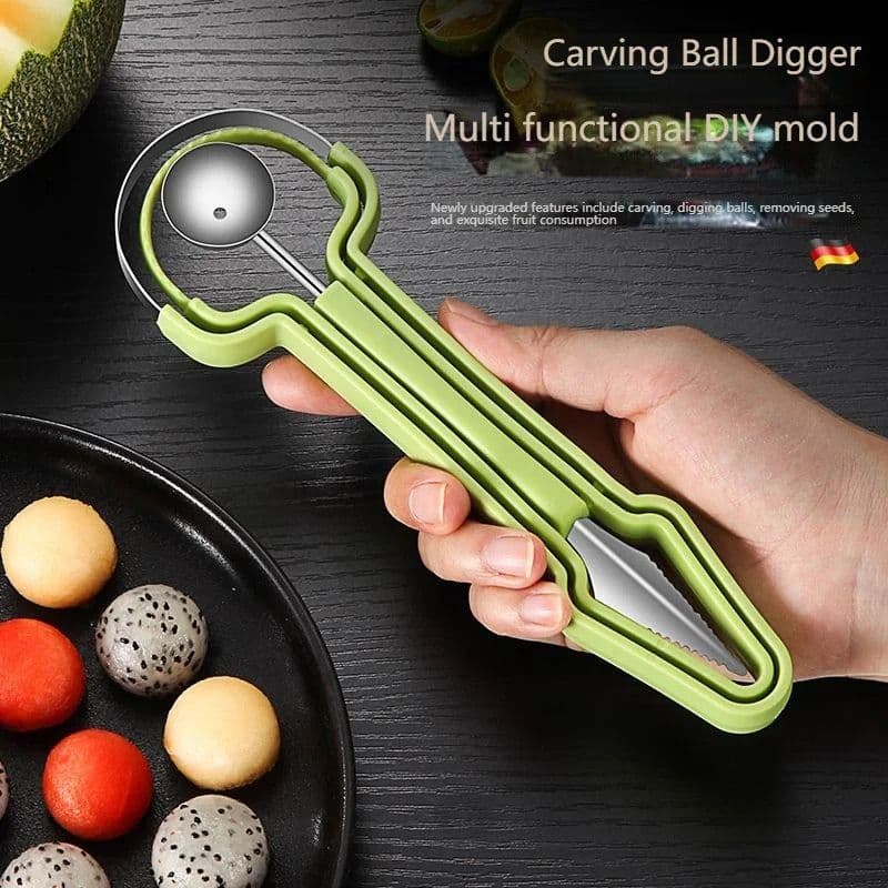 4-in-1 Stainless Steel Fruit Carving Tool Vegetable Cutter Peeler | shwapnomart