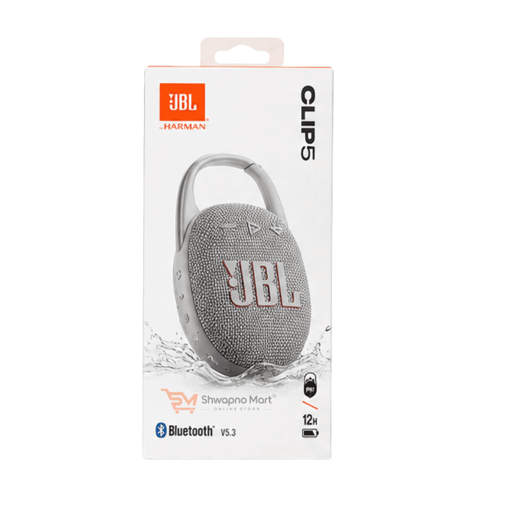 JBL Clip 5 Portable Bluetooth Speaker